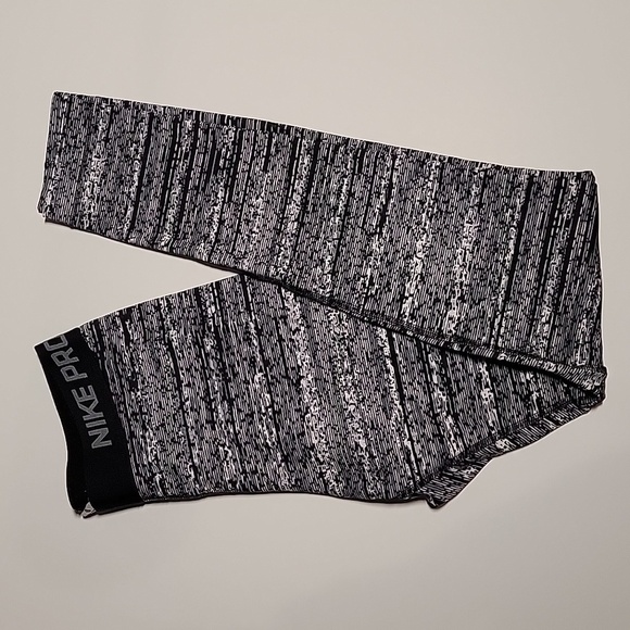 Nike Pro Warm Static Tights Leggings Pant Dri-Fit Full Length Workout Exercise S - Picture 5 of 14